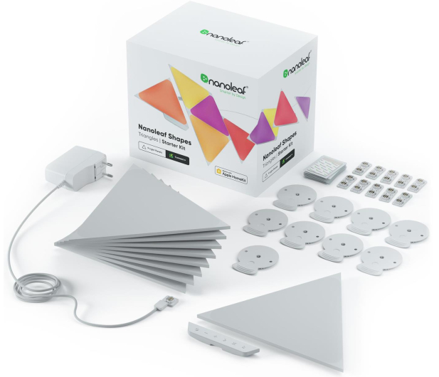 Nanoleaf Shapes Triangles Starter Kit (9 paneli) białe - 651673 - zdjęcie 2